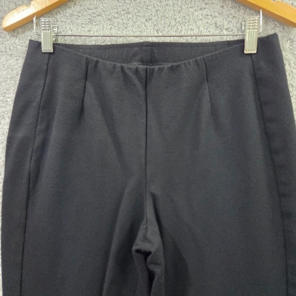 J. Jill Black Stretch Knit Ankle Pants, Small - Picture 9 of 14